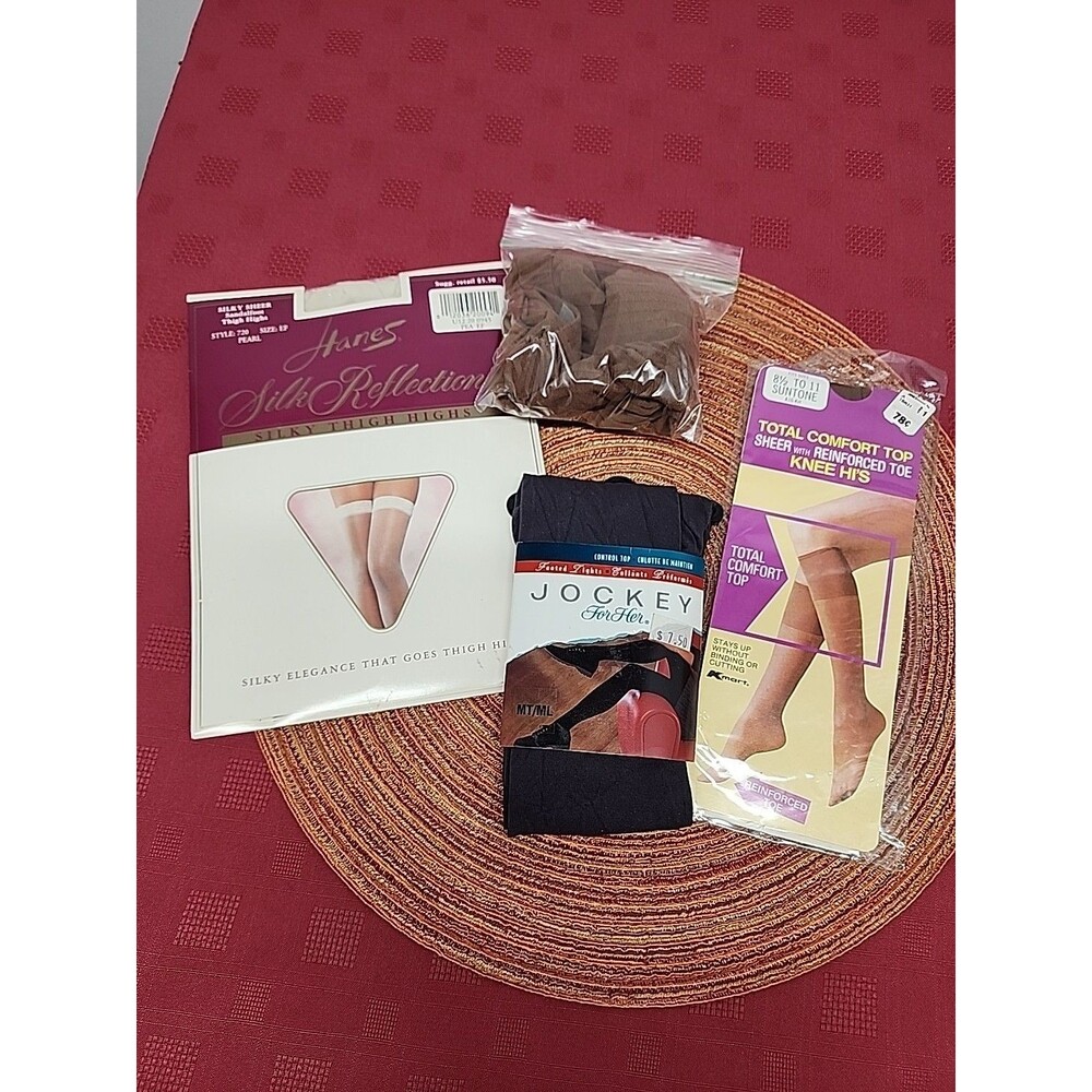 Assorted Lot Of Pantyhose And Tights New In Package
